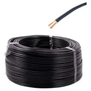 Fio Paralelo 2×2,5mm Cabo Extensão 100 Metros De Fio Preto