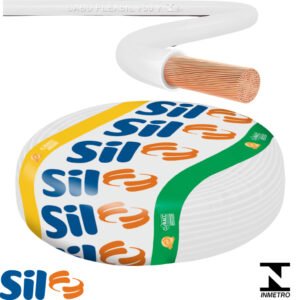 Cabo Flexível 750V 4mm 100 Metros Branco – SIL FIOS