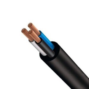 Cabo Fio Flexível Pp 3x4mm Preto (Vendido Por Metro)