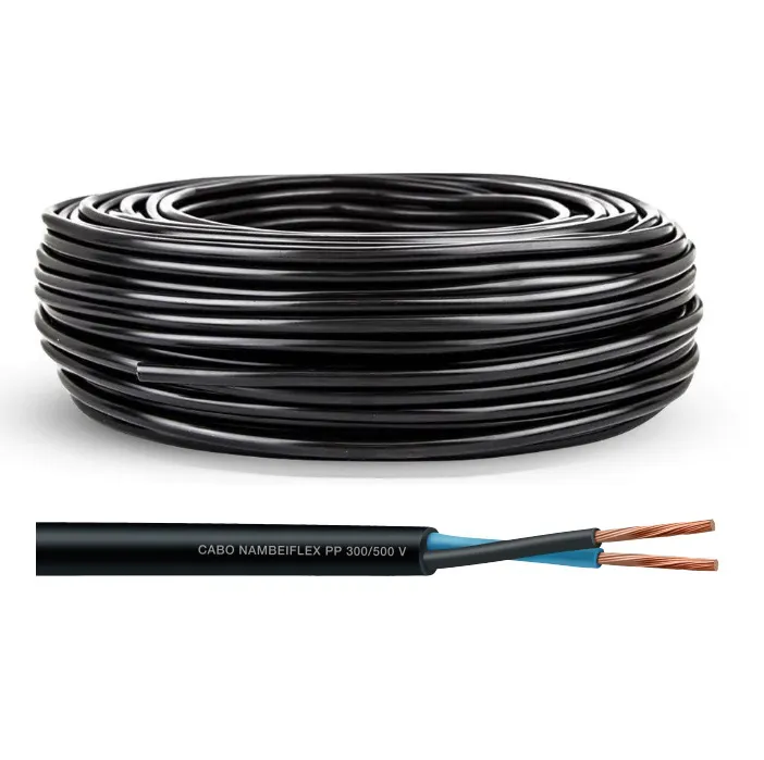 Cabo Fio Flexível Pp 2×2,5mm (Vendido Por Metro)