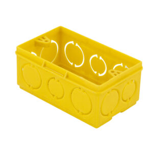 Caixa de Luz 4×2 Retangular Amarela Tigre